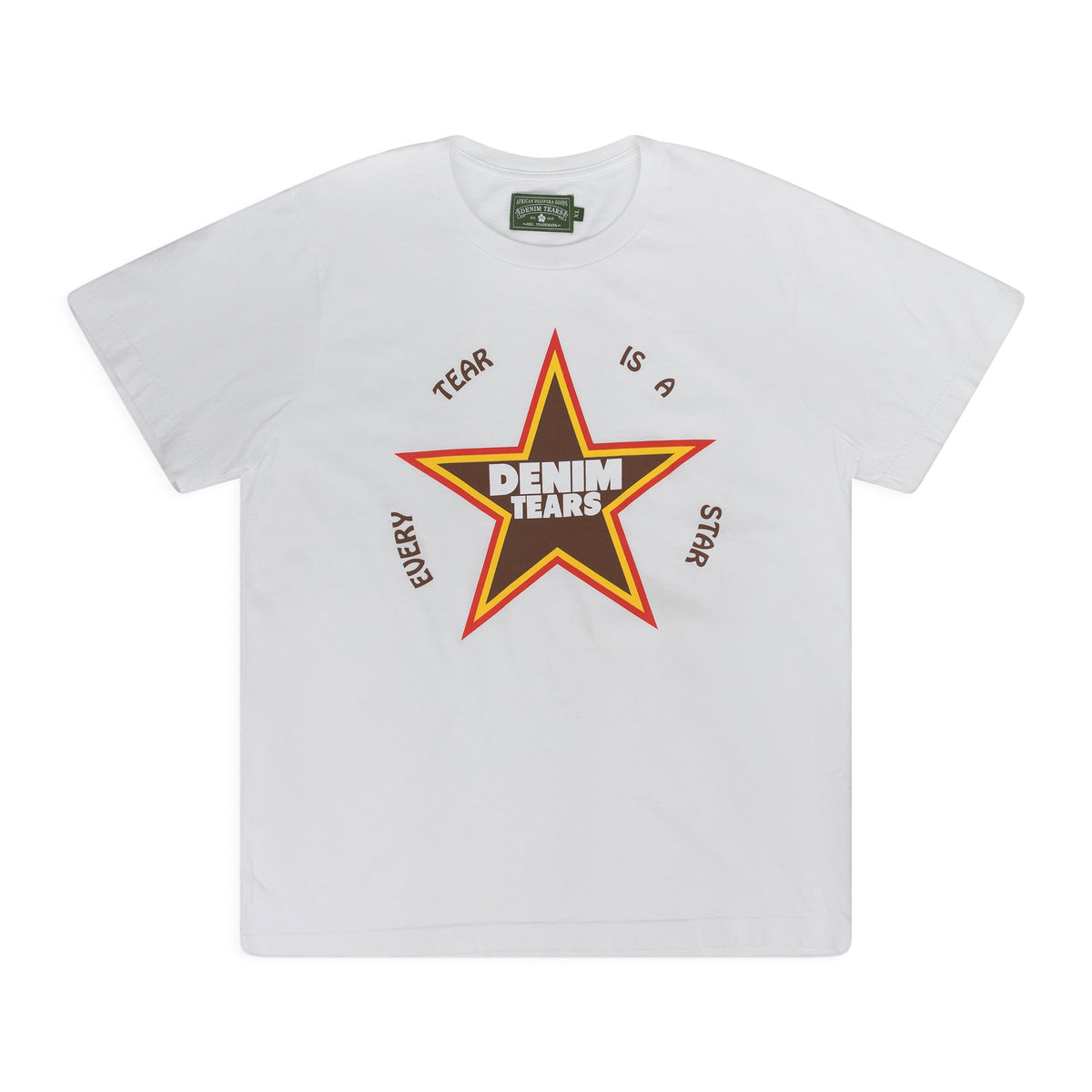 Denim Tears White Every Tear Is A Star T-Shirt
