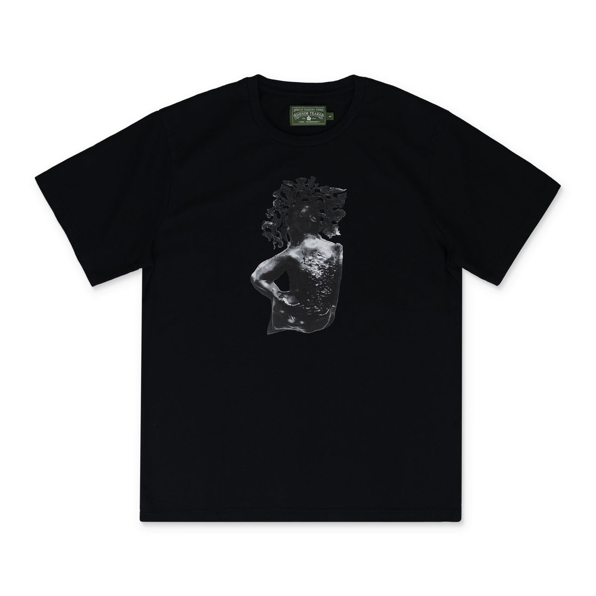 Denim Tears Black SRCA Graphic 2 T-Shirt