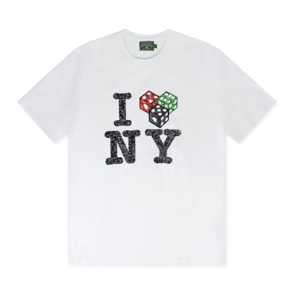 Denim Tears White I Dice NY T-Shirt