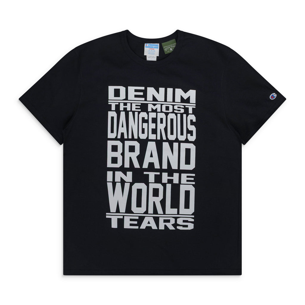 Denim Tears Black Most Dangerous T-Shirt