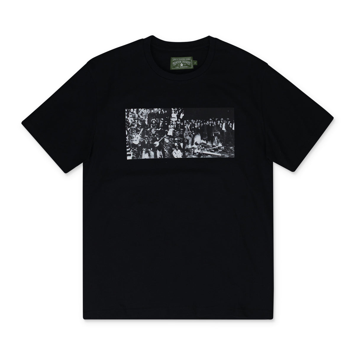 Denim Tears Black SRCA Graphic Streetwear Tee