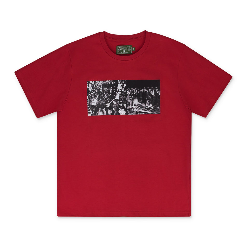 Denim Tears Red SCRA Graphic 1 T-Shirt