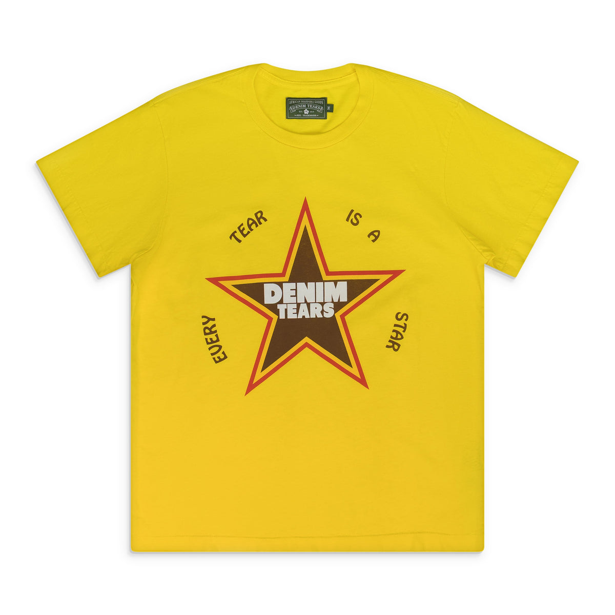 Denim Tears Yellow Every Tear Is A Star T-Shirt