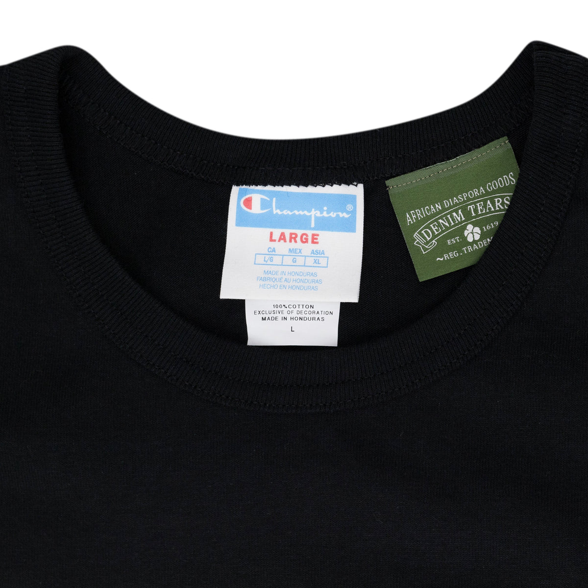 Denim Tears Black Most Dangerous T-Shirt