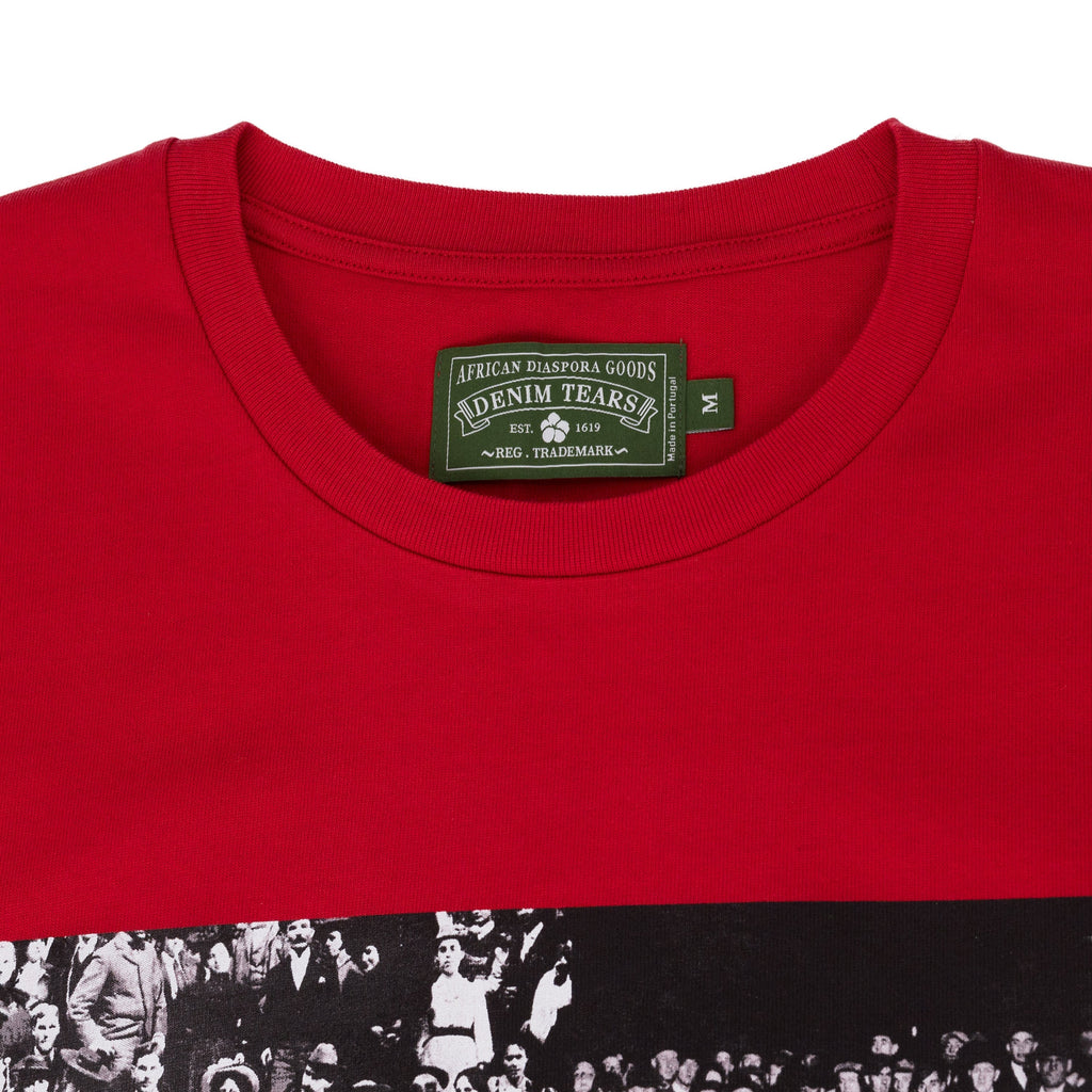 Denim Tears Red SCRA Graphic 1 T-Shirt