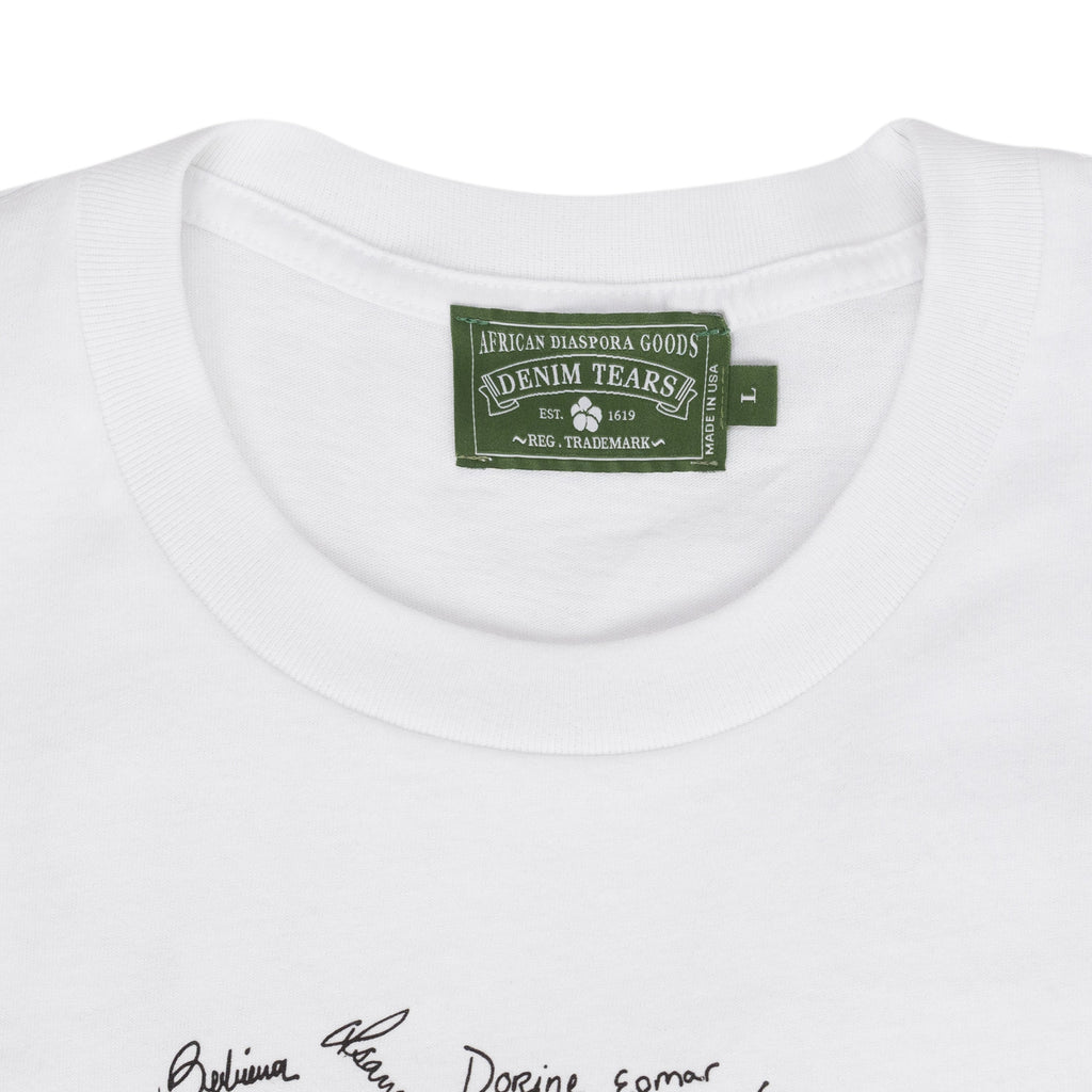 White Tears Of 1619 Graphic Short Sleeve T‑Shirt Streetwear Tee