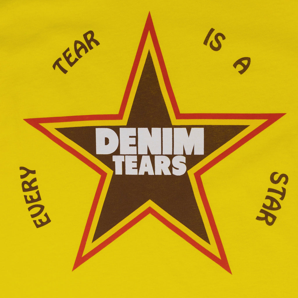 Denim Tears Yellow Every Tear Is A Star T-Shirt