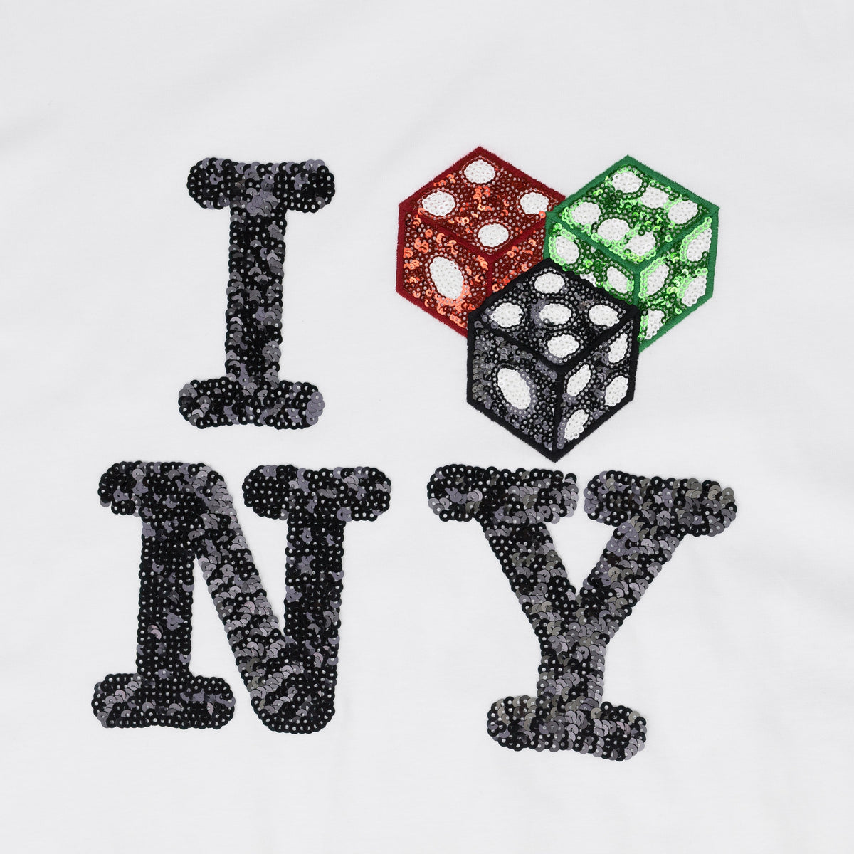 Denim Tears White I Dice NY T-Shirt