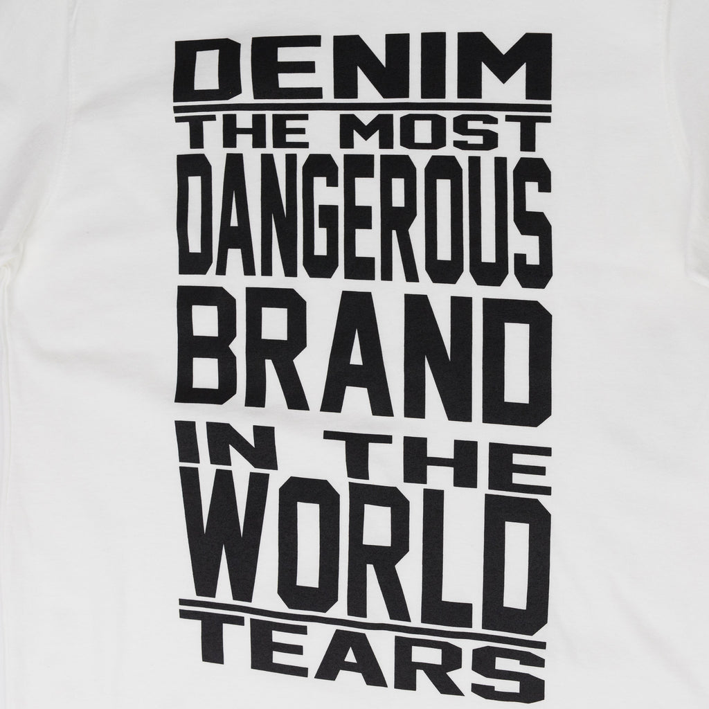 Denim Tears White Most Dangerous T-Shirt