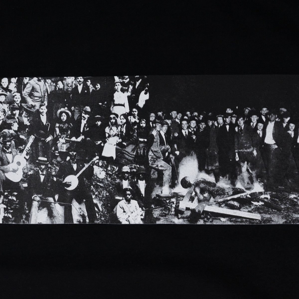 Denim Tears Black SRCA Graphic Streetwear Tee