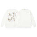 Off-White Off-White White Tiny Figure Silhouette Arrow Crewneck Sweatshirt