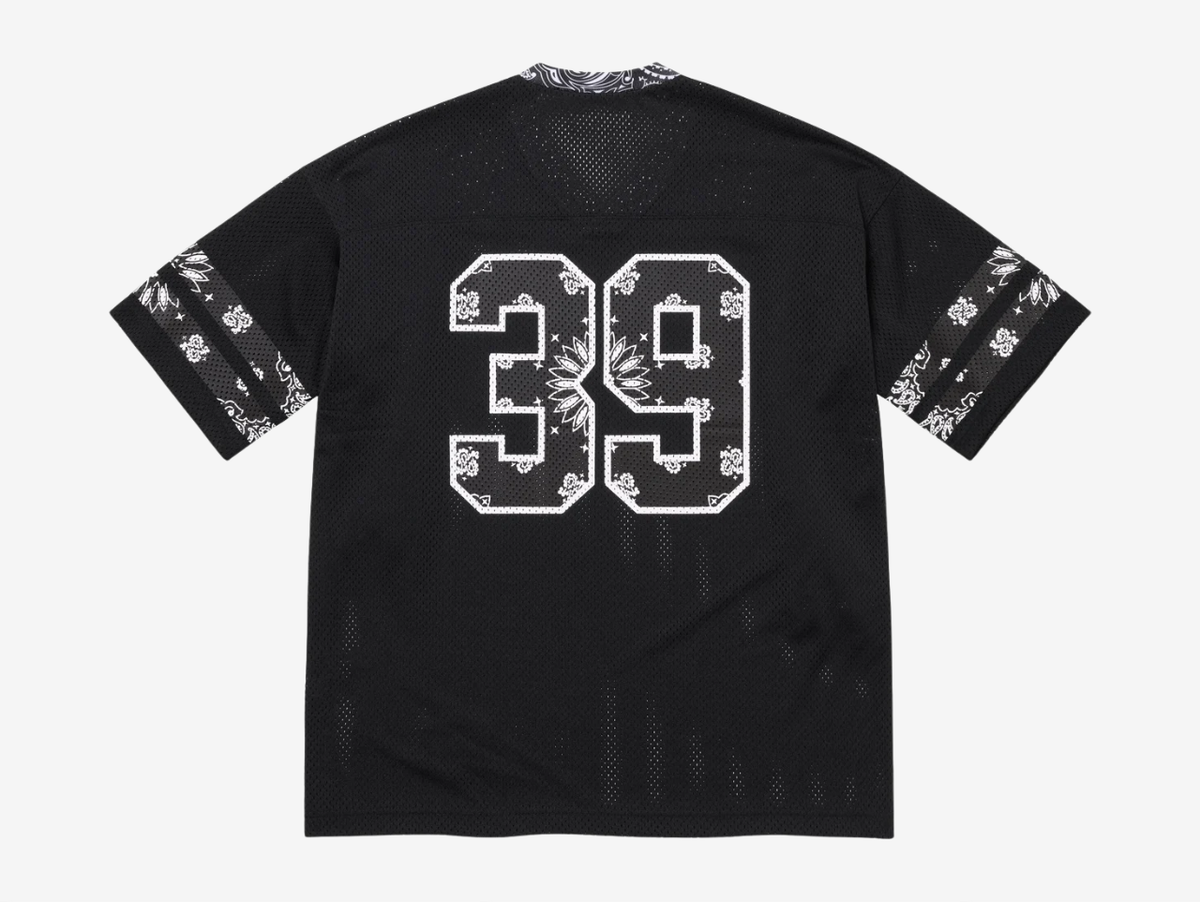 Supreme Bandana Football Jersey Black